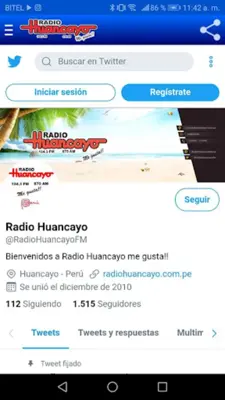 Radio Huancayo android App screenshot 1