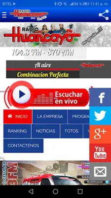 Radio Huancayo android App screenshot 4